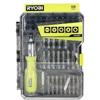Ryobi RAK59SD | 59-delig Schroevendraaierset - 5132002251 - 5132002251