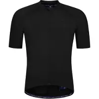 Rogelli Essential II Heren Fietsshirt - Korte Mouw - Lange Rits - Zwart