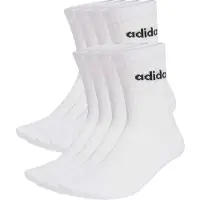 Adidas Sportsokken 'LINEAR CUSHIONED CREW SOCK 10 PAIR PACK' zwart / wit