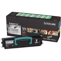 Lexmark Toner E352H11E Zwart Hoge capaciteit