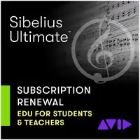 Sibelius Ultimate 1-Year Subscription Education Renewal