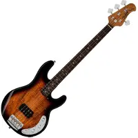 Sterling By Music Man Sterling Stingray RAY34 Spalted Maple Top 3-Tone Sunburst