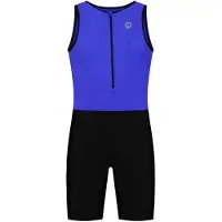 Rogelli Florida Dames en Heren Trisuit - Mouwloos - Zwart/Blauw