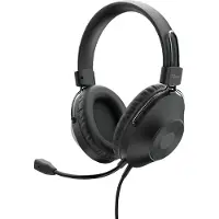 Trust HS-250 Hoofdtelefoon (Bedraad, USB-A), Kantoorheadset, Zwart