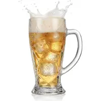 OEM - Bierpul - voetbalglas 600 ml - helder glas voor bier, frisdrank en cocktails - voor wedstrijdavond en voetbalfeest - Wereldkampioenschapsthema