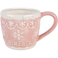 Clayre & Eef Mok 300 ml Roze Keramiek