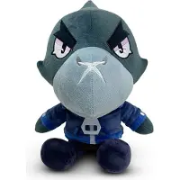 Youtooz Brawl Stars Crow 22 Cm Teddy Grijs Kinderen