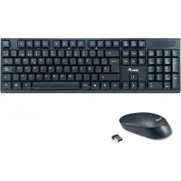 Equip 245221 - Toetsenbord Qwerty Spaans - Wireless Spatbestendig - Zwart (2 stuks)