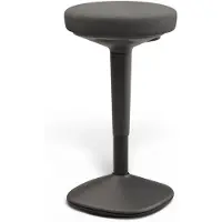 Desktronic Ergonomische Balanskruk - Wiebelkruk Hoogte 57-84cm - Zit-Sta Kruk ∅33cm - Anti-Slip Basis - Zwart