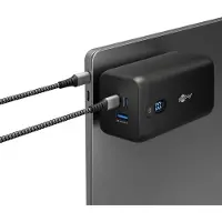 Goobay Laptop Powerbank | 20.000 mAh | 2x USB-C, 1x USB-A | Power Delivery | Zwart