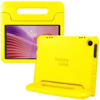 HappyCase Kinder Tablethoes Geschikt voor Lenovo Tab M10 Gen 4 (2025) | Kindvriendelijke Hoes | Beschemhoes | Kinderhoes | met Handvat en Standaard | Geel