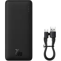 Baseus Airpow, powerbank, 10000 mAh, zwart
