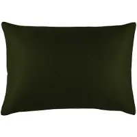 De Witte Lietaer Kussensloop Olivia Khaki - 50 x 70 cm - Groen - Katoen Satijn