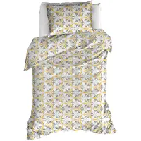 MOODIT Dekbedovertrek Odil Delta Steel Grey-140 x 200 / 220 cm | 1-Persoons