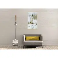 Wandkraft Schilderij - uil - Collectie Bright wings - Forex met blanke lijst - 70x118cm