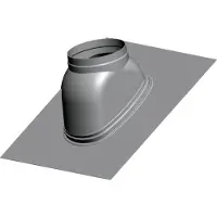 WOLF Dakplaat DN125 hellend dak 25-45Gr groot formaat 500x500mm, roodbruin, gevel, 2651657