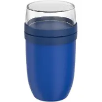 Mepal Ellipse lunchpot XL 750 ml + 300 ml – Vivid blue - Mueslibeker to go - Yoghurtbeker to go