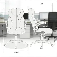 STILVORA Bureaustoel Met Hoge Rugleuning - Ergonomisch Met Kantelfunctie - Voor Kantoor En Thuiswerk - Kunstleer En Gaas - Zwart