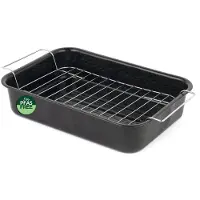 Russell Hobbs Romano Emaille Braadpan 34 Cm – Met Rooster – Zwart