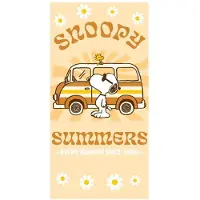 Snoopy Strandlaken - 70x140 cm - Yellow