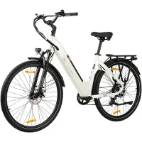 TTGO C3 SE Elektrische Fiets - 250W Motor - 36V18Ah Accu - Max Snelheid 25km/u - 28 Inch Banden - Max Bereik 80-120km - Shimano 7 Versnellingen - Wit