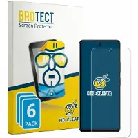 BROTECT - Screenprotector voor Infinix Hot 70 - Folie Beschermfolie transparant 6 Stuks