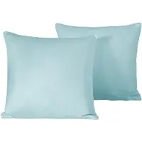 De Witte Lietaer Sierkussenhoes Olivia Sea Angel Satijn 40 x 40 cm (Set van 2)