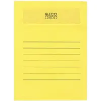 Elco Volumino L-map met venster A4 50 stuks 231 x 313 mm Diepgeel