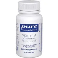 Pure Encapsulations Vitamin A+ Carotenoid Capsules 90 Eenheden Transparant