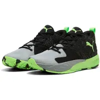 Puma Unisex Court Pro 3 Mid Basketbalschoenen 313830-02 Black/Green