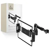 Tech-Protect V1 - Auto Telescoop Houder - Montage op Hoofdsteun - Zwart - Verstelbaar