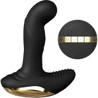 Dorcel - P-Finger - Verwarmende Prostaat Vibrator - Met Afstandsbediening - Zwart