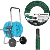 Cellfast Aluplus - tuinslang 1/2" 30 m met trolley / slanghouder - 1/2" 60 m