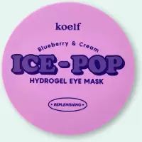 Petitfee Blueberry & Cream Ice-pop Hydrogel Eye Mask - 84 g / 60 pcs