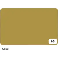 Folia Paper - Fotokarton Folia 2zijdig 50x70cm 300gr nr65 goud | 10 stuks