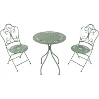 Axi Marilou metalen Bistroset Romantisch Pastelgroen