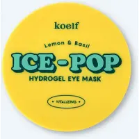 Petitfee Lemon & Basil Ice-pop Hydrogel Eye Mask - 84 g / 60 pcs