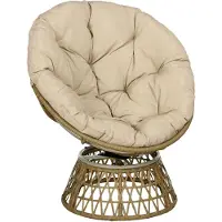 Outsunny fauteuil - tuinstoel - 85x70x82 cm - PE-rotan vlechtwerk