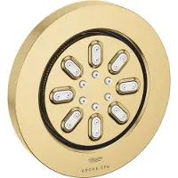 GROHE Rainshower Aqua zijdouche met 2 straalsoorten, geborsteld cool sunrise