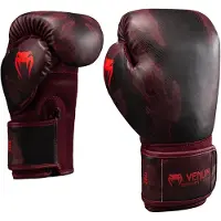 Venum Spectre Bokshandschoenen – Premium Kickboks & Muay Thai Bescherming – Zwart/Rood - 10 OZ
