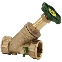 Schlosser JS Vrijstroomventiel, met mofaansluiting, met aftapping, met niet-stijgende spindel, DN40, binnendraad 1 1/2'', DVGW gekeurd, 0015304000001
