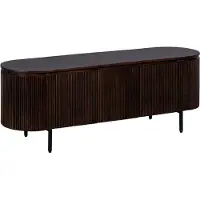 Lewis & Loft TV meubel Lena - FSC-gecertificeerd mangohout - Walnoot bruin