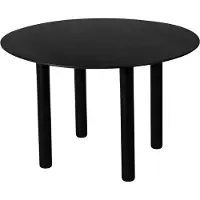 Lewis & Loft Eettafel Lian - Rond ⌀120 cm - FSC-gecertificeerd mangohout - Zwart