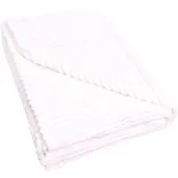 QUVIO Beige plaid - Polyester - 200x230 cm - Beige