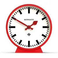 Newgate M Mantel Stationsklok - Rood