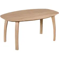 Lewis & Loft Eettafel Luna - FSC gecertificeerd mangohout - Deens ovaal - 160 x 100 cm - Naturel