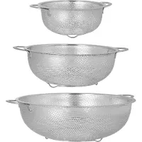 Krumble Vergiet - Set van 3 - RVS - Zilver