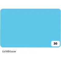 Folia Paper Fotokarton Folia 2-zijdig 50x70cm 300gr nr30 lichtblauw | 10 stuks