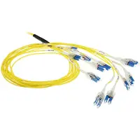 ACT DC5564 Singlemode 50/125 OS2 Prefab Glasvezelkabel 24F LC Polarity Twist - 90 meter