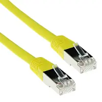 ACT IB9103 LSZH SFTP CAT6A Patchkabel Geel - 3 meter